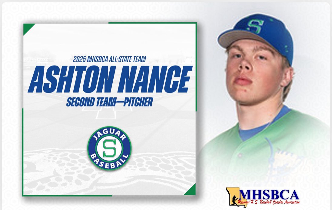 Congratulations to Ashton Nance (SR) on being selected to the MHSBCA 2nd Team All-State Team for this past season, his 2nd consecutive All-State honor.

Ashton finished his career with 17 wins, the most in program history.
#WEBEFOREME