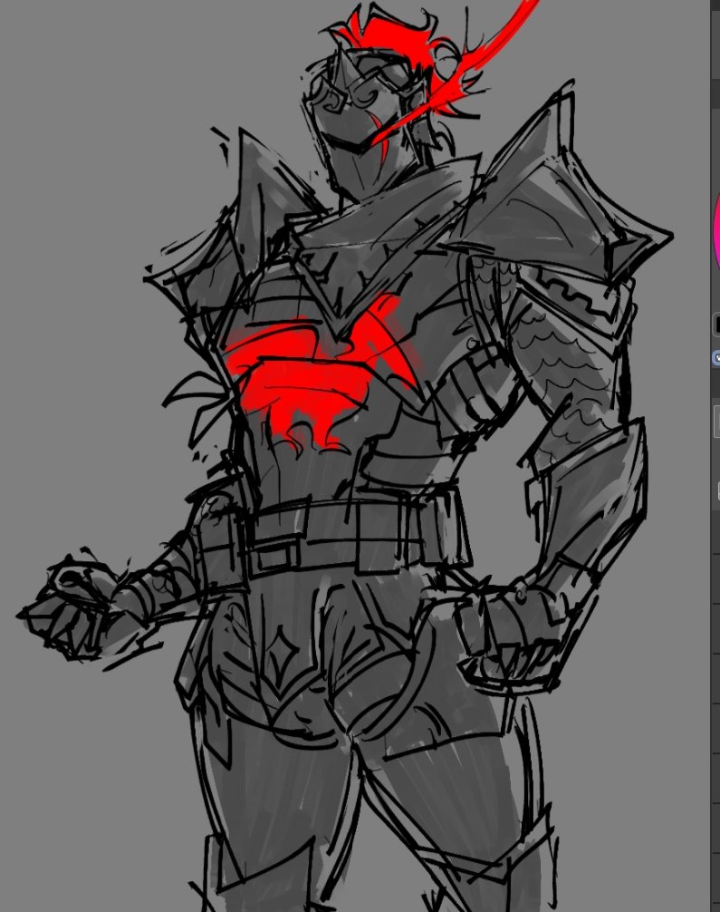 Knight conqueror doodle...
