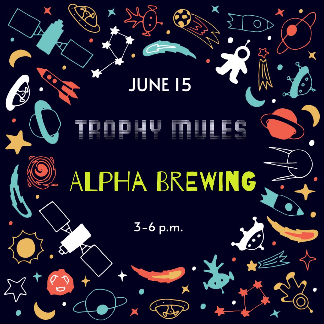 #sundayfunday in #stl at Alpha Brewing. 🎵 🍺 🌞 🤖 🤠 #cosmicamericanmusic