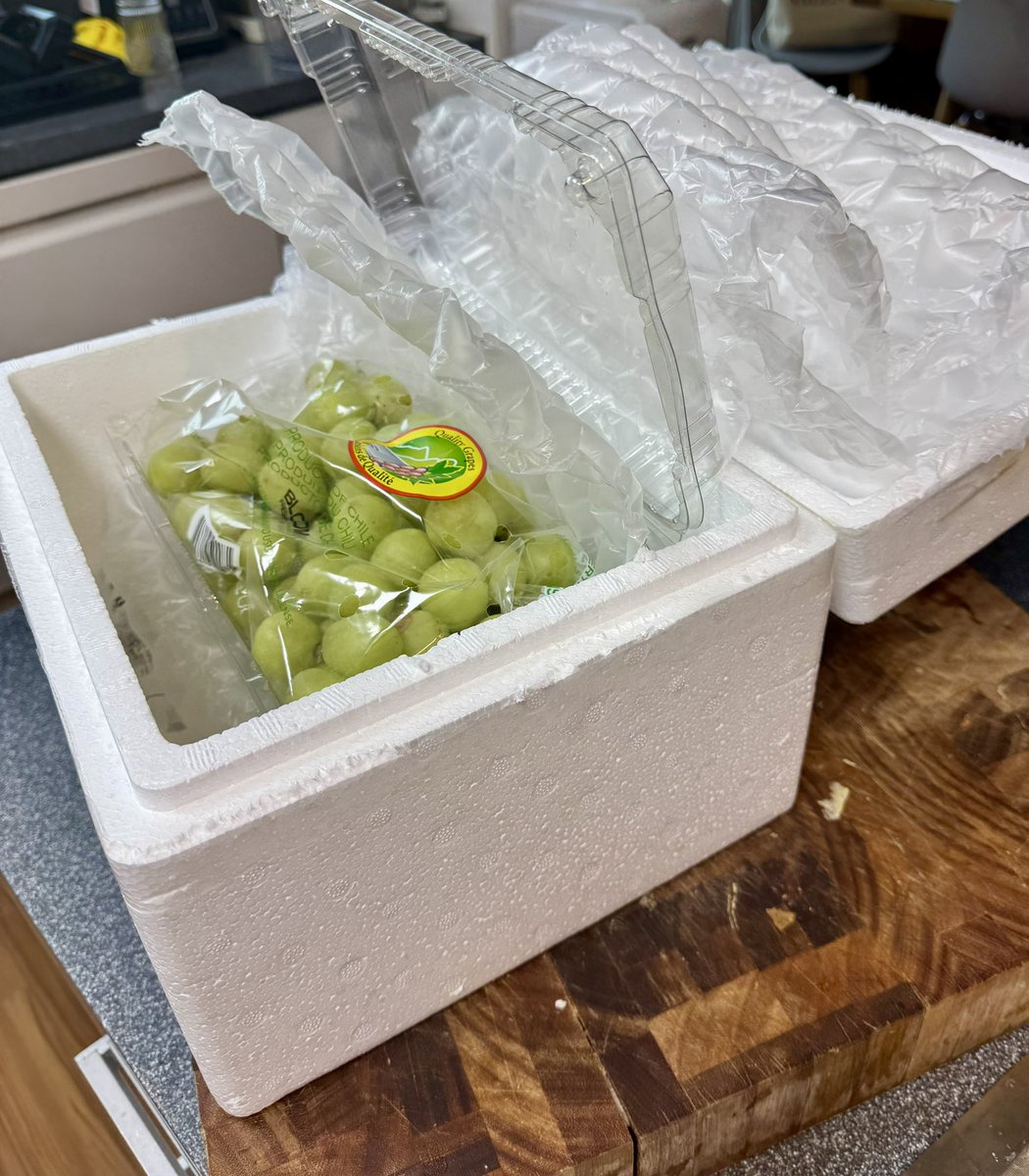 Gareth Weir (@gazweir) on Twitter photo Hey - <a href="/Coupang/">Coupang ์ฟ ํก</a> - there must be another way to wrap this? โคต๏ธ
6 layers of plastic and 1 polystyrene box for 1 bag of grapes โ๏ธ
Remember we only have one ๐ Hey - <a href="/Coupang/">Coupang ์ฟ ํก</a> - there must be another way to wrap this? โคต๏ธ
6 layers of plastic and 1 polystyrene box for 1 bag of grapes โ๏ธ
Remember we only have one ๐