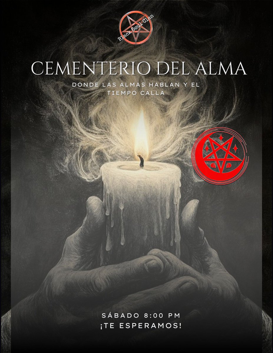 ¿Hay un peso en tu pecho que las palabras no han liberado? 🗣️

Este sábado, a las 8:00 PM, te esperamos en #CementerioDelAlma. Un espacio seguro para tus emociones y verdades no dichas. Ven y comparte lo que tu alma necesita expresar.

Te esperamos.