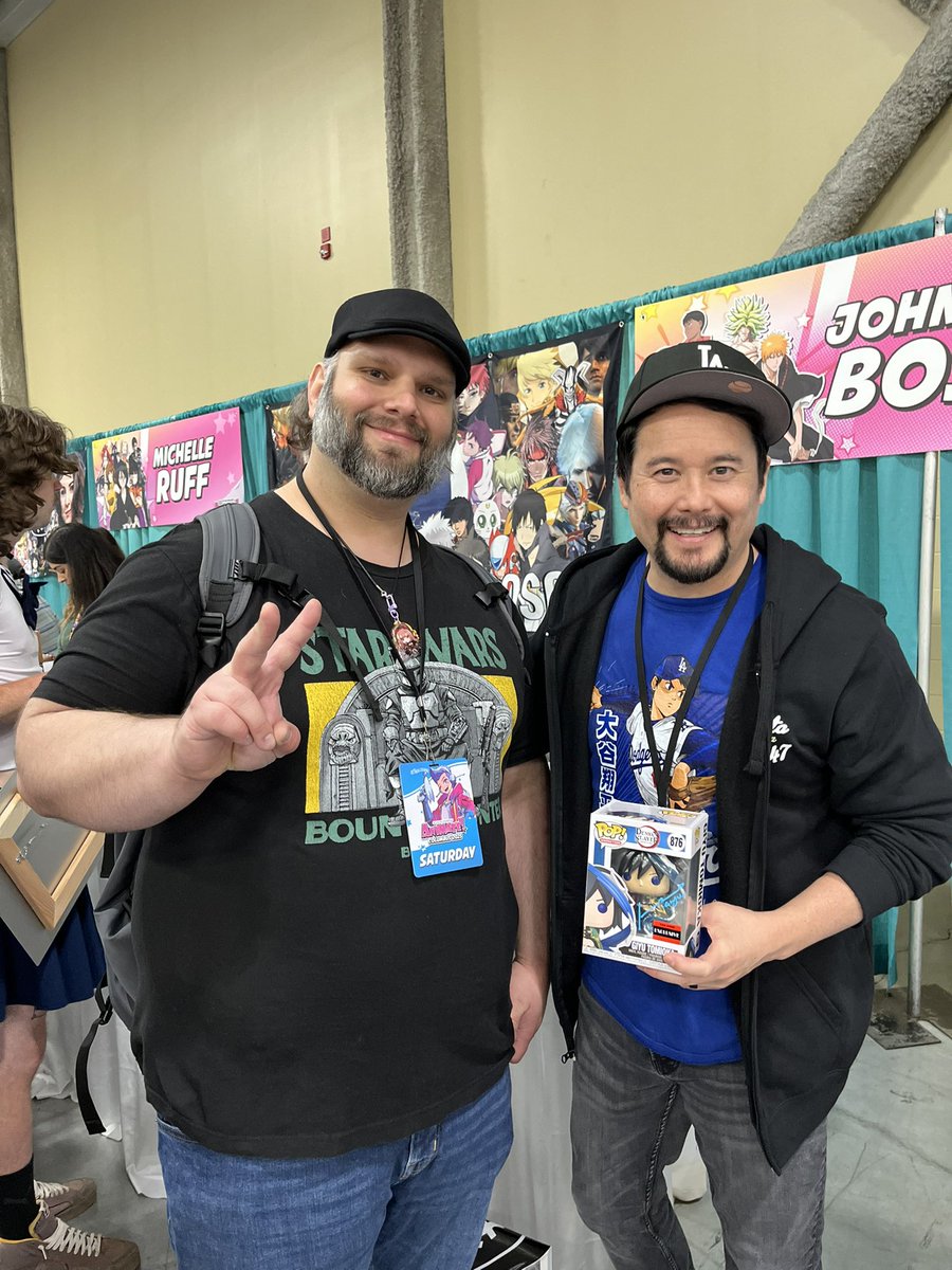 AJ_InOhio's tweet image. Got to meet the legendary @johnnyyongbosch at @AnimateCMH today!