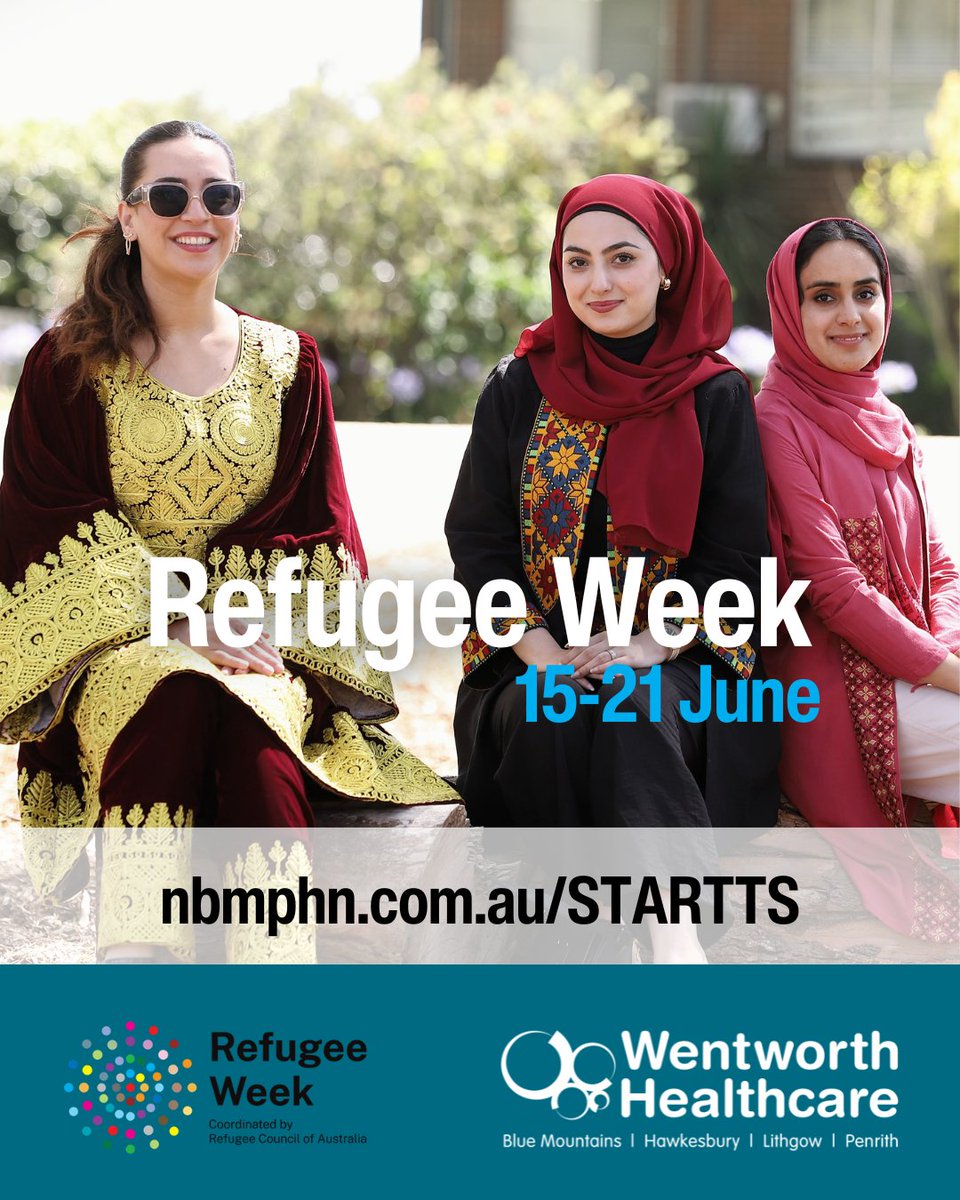 #RefugeeWeek2025 highlights the vital role community plays for refugees.
We are proud to support the STARTTS program, which offers culturally appropriate treatment and support to help refugees and asylum seekers to recover from trauma.
📲 Find out more: nbmphn.com.au/STARTTS