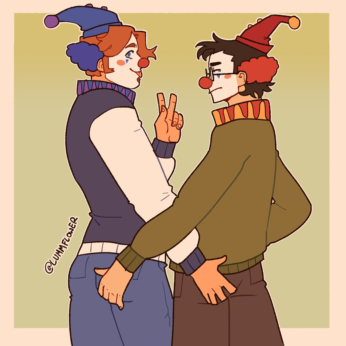lummflower's tweet photo. Boyfriends 🤡 #mathlete #dctwt #disventurecamp https://t.co/xLm3QDnHTp