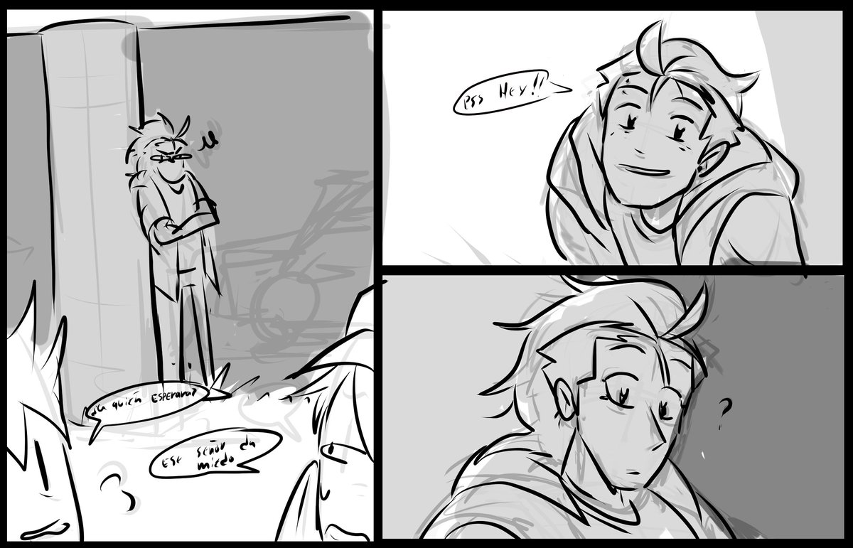 Hehe en dibujiños descartados se veía mas o menos sus perspectivas fuehfue