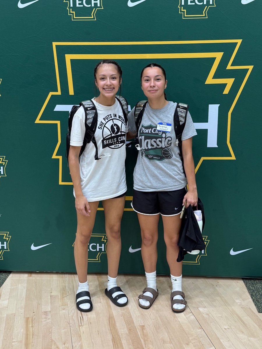 Catoosa Girls Basketball (@catoosagbb) on Twitter photo Two of our very own, Bella Vidana and Jacquelyn Cornwell made the long drive to Coach Johnston’s hometown Russellville, AR to participate at Arkansas Tech’s Elite Camp today. Way to go represent girls! Keep working!! <a href="/BellaV2027/">BellaV_2027</a> <a href="/jcwell03/">Jacquelyn Cornwell</a> Two of our very own, Bella Vidana and Jacquelyn Cornwell made the long drive to Coach Johnston’s hometown Russellville, AR to participate at Arkansas Tech’s Elite Camp today. Way to go represent girls! Keep working!! <a href="/BellaV2027/">BellaV_2027</a> <a href="/jcwell03/">Jacquelyn Cornwell</a>
