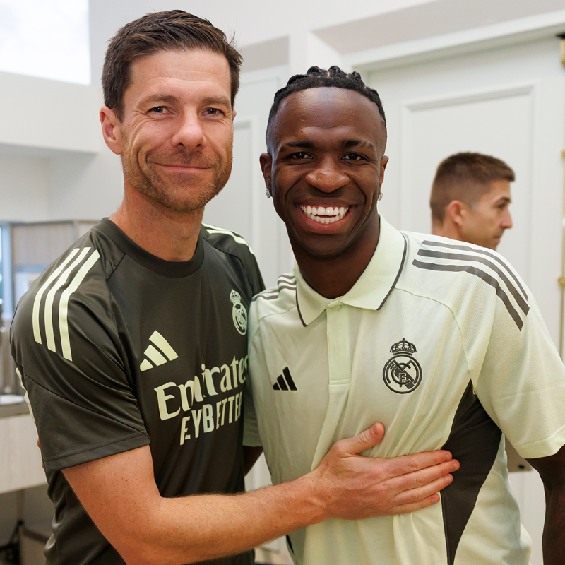 realmadrid's tweet photo. 🙌 ¡@ViniJr, @10ArdaGuler y @AndreyLunin13 se incorporaron a la concentración en Florida!