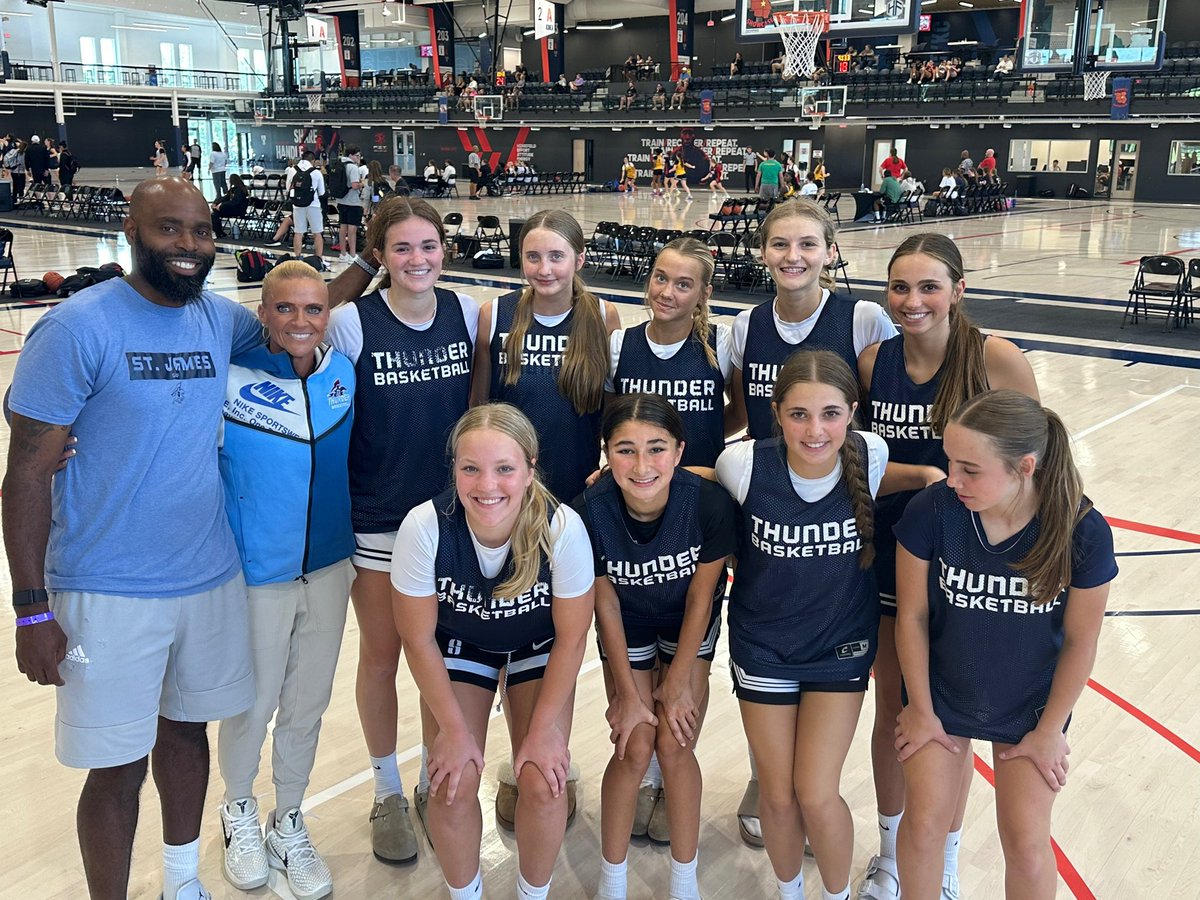 Thunder Girls Basketball (@sjagirlsbball) on Twitter photo What a great weekend for our squad! We went 2-2 playing against some great competition at the <a href="/MW_Showcase/">Midwest Showcase</a> First class event, ran extremely well! We got SO much better as a team & LOVE where we are headed! π
F.A.M.I.L.Y. What a great weekend for our squad! We went 2-2 playing against some great competition at the <a href="/MW_Showcase/">Midwest Showcase</a> First class event, ran extremely well! We got SO much better as a team & LOVE where we are headed! π
F.A.M.I.L.Y.