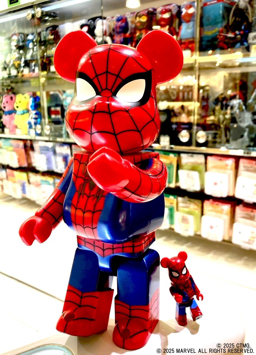 Today's SOLAMACHI】 BE@RBRICK 100％ & 400％にSPIDER-MAN FINAL SUIT