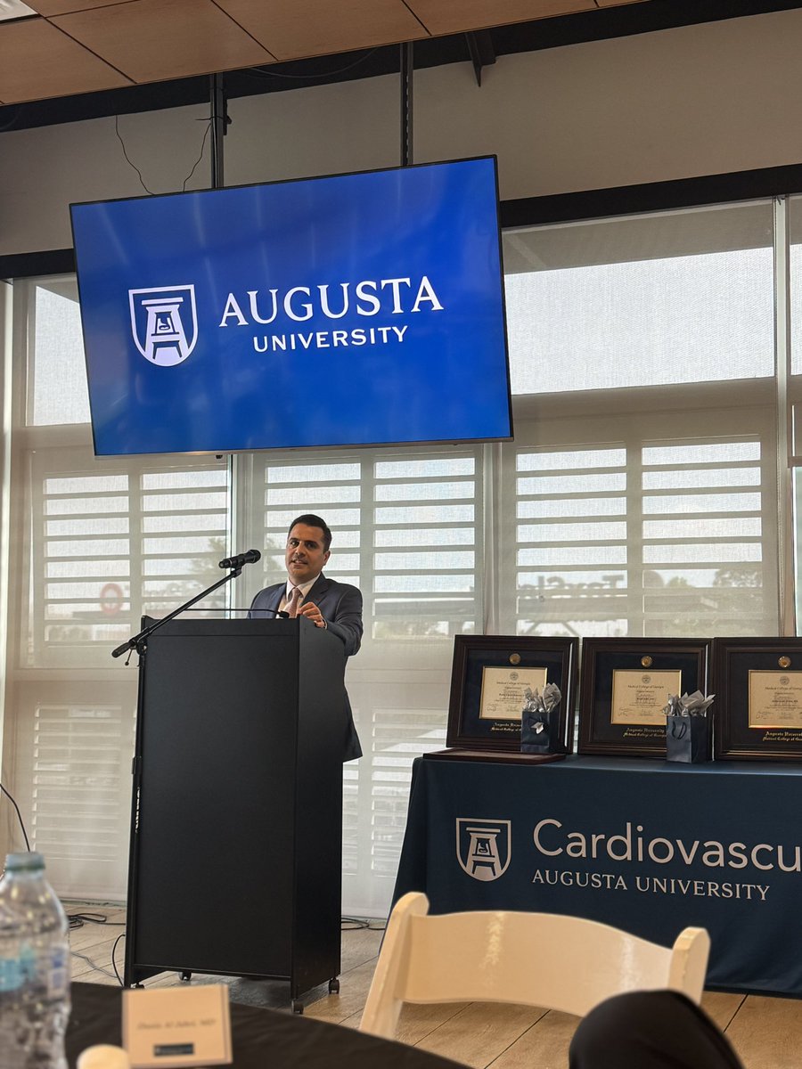 Deya_AlkhatibMD's tweet image. 🎓 Huge congratulations to the incredible @MCGCardiology fellows, Class of 2025 — your dedication, curiosity&amp;amp; hard work inspire every day.

Truly honored &amp;amp; grateful to receive the Teacher of the Year award. Thank you for this recognition — I have learned so much from all of you🙏