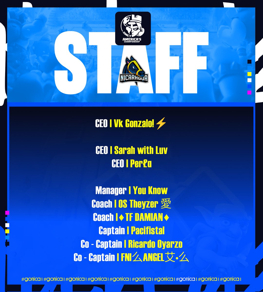 "Y por supuesto, no podíamos quedarnos sin presentar al gran equipo de trabajo que, partido tras partido, se entrega con orgullo y compromiso para mostrar lo mejor de nuestra Selección Nacional de Nicaragua."