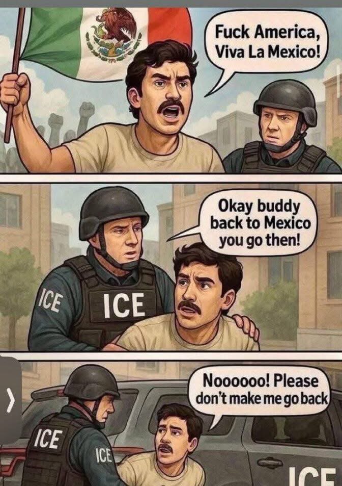 Aeryn53's tweet image. Why is violence always the go-to action with these folks?