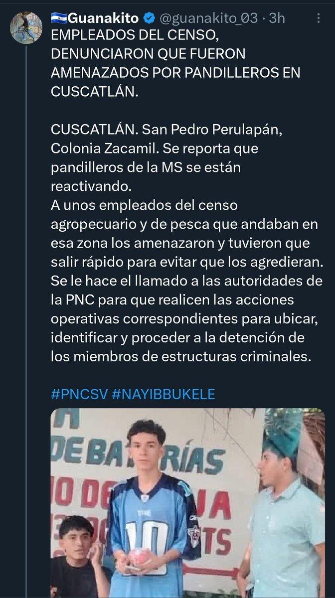 Maléfica (@soymalefic) on Twitter photo Con todo respeto señores <a href="/Vi11atoro/">Gustavo Villatoro 🇸🇻</a> <a href="/merino_monroy/">René Francis Merino Monroy🇸🇻</a> <a href="/nayibbukele/">Nayib Bukele</a> <a href="/PNCSV/">PNC El Salvador</a> ¡¡ OJO CON ESTO !! 👇👇.
<a href="/PayesTony/">T P</a> <a href="/7Bicho24/">Bicho247</a> <a href="/Silvita_Sorian0/">Silvia..🇸🇻💙</a> <a href="/waraujo64/">Walter Araujo y Toda la Verdad</a> <a href="/_ComandoJaguar/">Comandante Jaguar</a> <a href="/agentesazules/">Agentes Azules 🇸🇻</a> <a href="/ComandoEliteSV/">⭒ⲊⲥⲏⲇⲥⲕⲇⳐ⭒</a> <a href="/GIRONV875/">Giron H.</a> <a href="/Gill_Martinez/">El Criaturo Tóxico</a> <a href="/ElPolitologoSV/">Eʟ Pᴏʟɪᴄᴋ™</a> <a href="/alex10se/">Alexander Rodriguez ⭐️</a> <a href="/AlexandraS5217/">Alexandra Sagastume 💎</a> Con todo respeto señores <a href="/Vi11atoro/">Gustavo Villatoro 🇸🇻</a> <a href="/merino_monroy/">René Francis Merino Monroy🇸🇻</a> <a href="/nayibbukele/">Nayib Bukele</a> <a href="/PNCSV/">PNC El Salvador</a> ¡¡ OJO CON ESTO !! 👇👇.
<a href="/PayesTony/">T P</a> <a href="/7Bicho24/">Bicho247</a> <a href="/Silvita_Sorian0/">Silvia..🇸🇻💙</a> <a href="/waraujo64/">Walter Araujo y Toda la Verdad</a> <a href="/_ComandoJaguar/">Comandante Jaguar</a> <a href="/agentesazules/">Agentes Azules 🇸🇻</a> <a href="/ComandoEliteSV/">⭒ⲊⲥⲏⲇⲥⲕⲇⳐ⭒</a> <a href="/GIRONV875/">Giron H.</a> <a href="/Gill_Martinez/">El Criaturo Tóxico</a> <a href="/ElPolitologoSV/">Eʟ Pᴏʟɪᴄᴋ™</a> <a href="/alex10se/">Alexander Rodriguez ⭐️</a> <a href="/AlexandraS5217/">Alexandra Sagastume 💎</a>