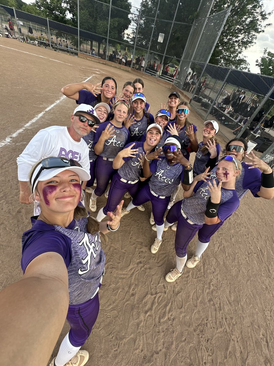 Aces Fastpitch 14u (@2010aces) on Twitter photo Final 4 Bound! 💥
Aces Fastpitch 14U showed out at the Team 1 Elite Invite in Kansas City, battling their way into the Final 4! 🔥 Proud of our squad for bringing the heat against top-tier competition. Let’s keep climbing! 💪🥎
<a href="/Team1_fastpitch/">Team 1 Fastpitch</a> <a href="/HFLfastpitch/">Heart of America Fastpitch League | HFL</a> <a href="/thealliancefp/">The Alliance Fastpitch</a> Final 4 Bound! 💥
Aces Fastpitch 14U showed out at the Team 1 Elite Invite in Kansas City, battling their way into the Final 4! 🔥 Proud of our squad for bringing the heat against top-tier competition. Let’s keep climbing! 💪🥎
<a href="/Team1_fastpitch/">Team 1 Fastpitch</a> <a href="/HFLfastpitch/">Heart of America Fastpitch League | HFL</a> <a href="/thealliancefp/">The Alliance Fastpitch</a>