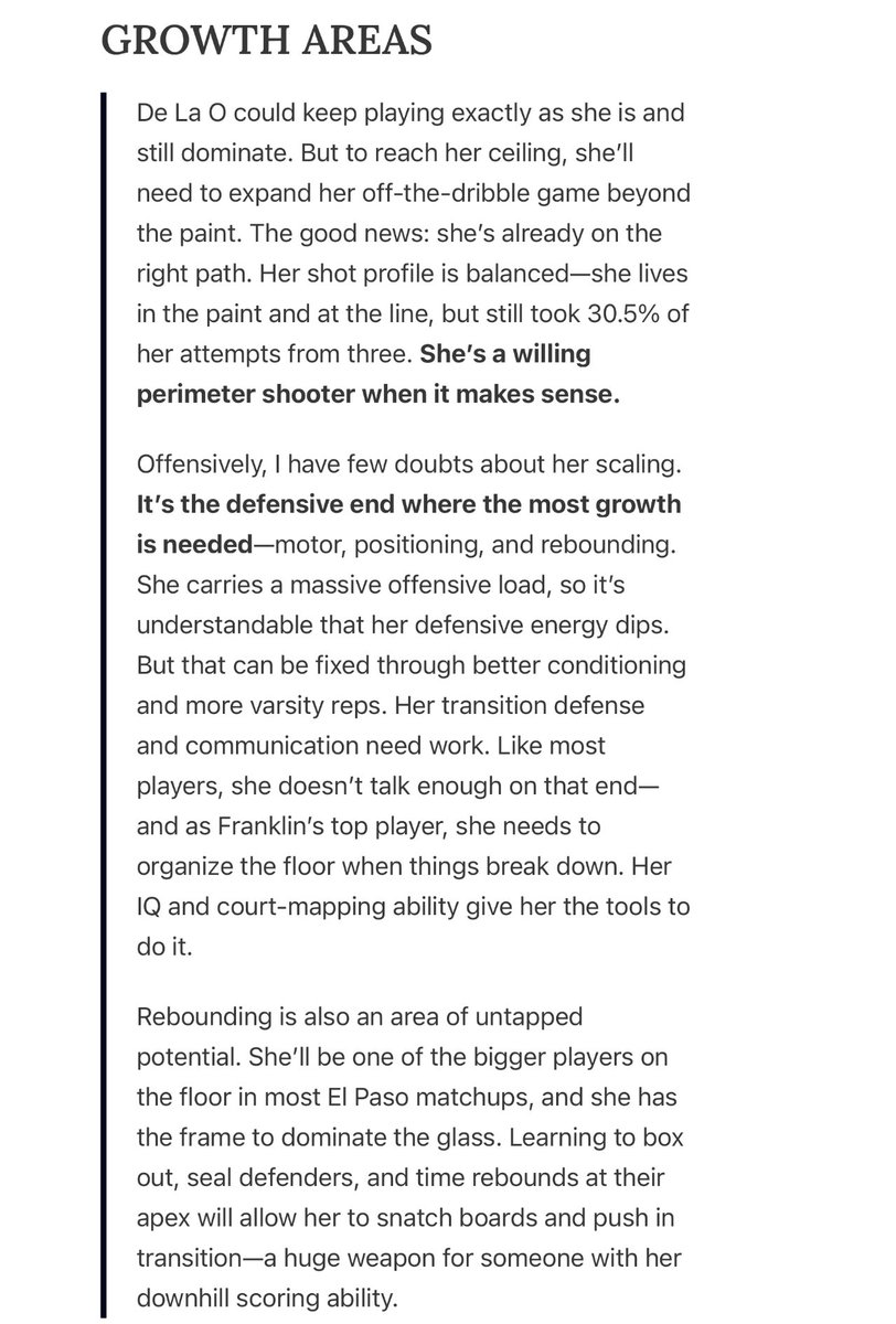 Thank you <a href="/ferminhermin/">Javier Cortez</a> for your honest assessment and support of girls basketball.