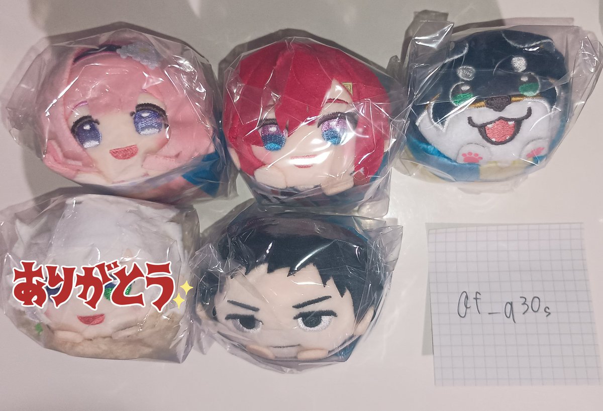 f_q30s's tweet photo. 【交換】
にじさんじ 極楽湯 もちころりん

求▷紫の方

譲▷画像参照

郵送又は手渡し可
検索からでもお気軽にお声掛けください https://t.co/n3g7zZeNSE