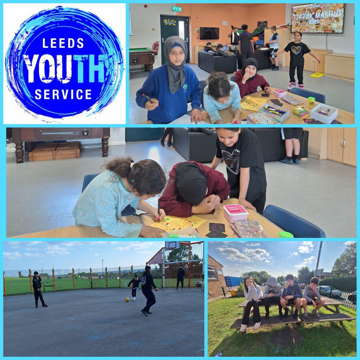 Leeds Youth Service (East North East) (@youthserviceene) on Twitter photo Busy week at our #NowellMount Youth Clubs
Tuesday 16:30-18:30
Thursdays 18:30-20:30
#Free to attend for all #Youngpeople 11-17. Loads of activities alongside partners <a href="/BARCALeeds/">BARCA-Leeds</a> & <a href="/LUFC/">Leeds United</a> Foundation
#Youthwork Busy week at our #NowellMount Youth Clubs
Tuesday 16:30-18:30
Thursdays 18:30-20:30
#Free to attend for all #Youngpeople 11-17. Loads of activities alongside partners <a href="/BARCALeeds/">BARCA-Leeds</a> & <a href="/LUFC/">Leeds United</a> Foundation
#Youthwork