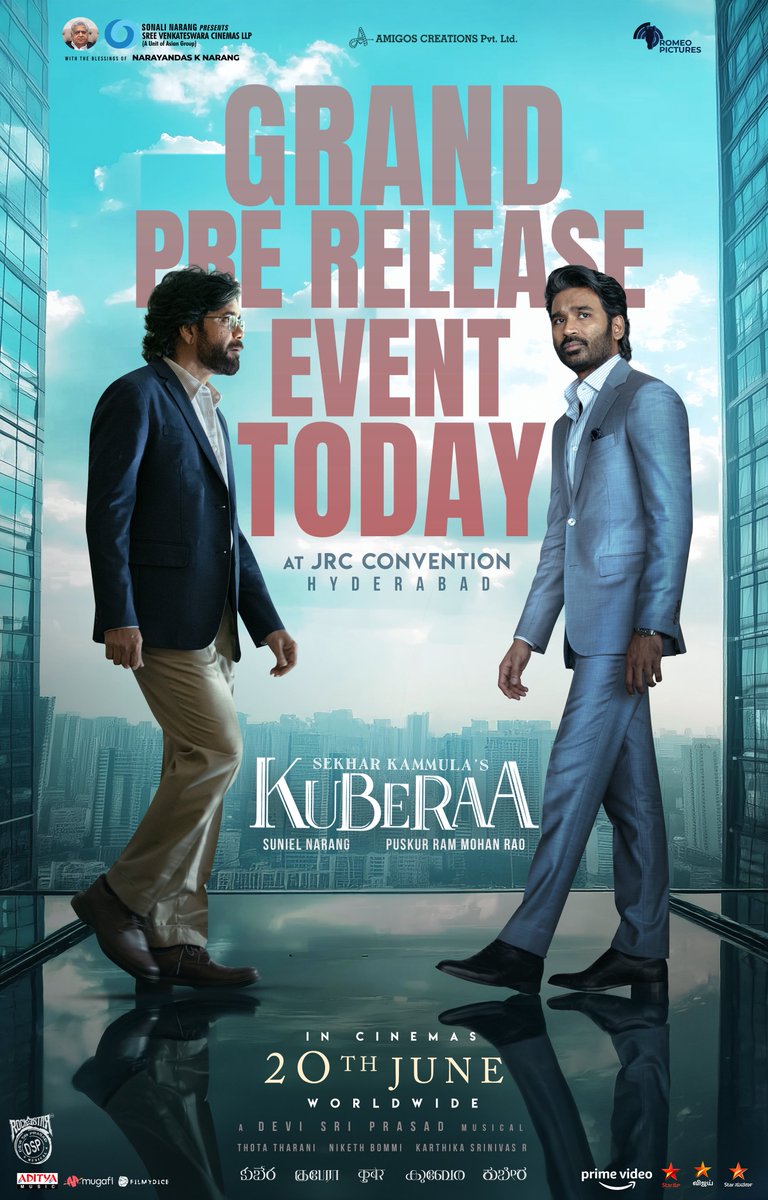 cinima_c's tweet image. #KuberaaTrailer From Today