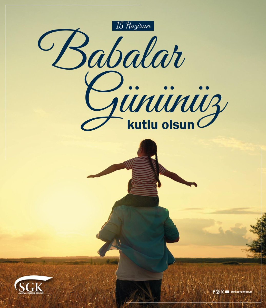 Köklü duruşları, gölgesinde güven sundukları yaşamlarıyla her zaman yanımızda olan babalarımıza minnetle...
#BabalarGünü ’nüz kutlu olsun; siz bu hayatın en sağlam çınarısınız.