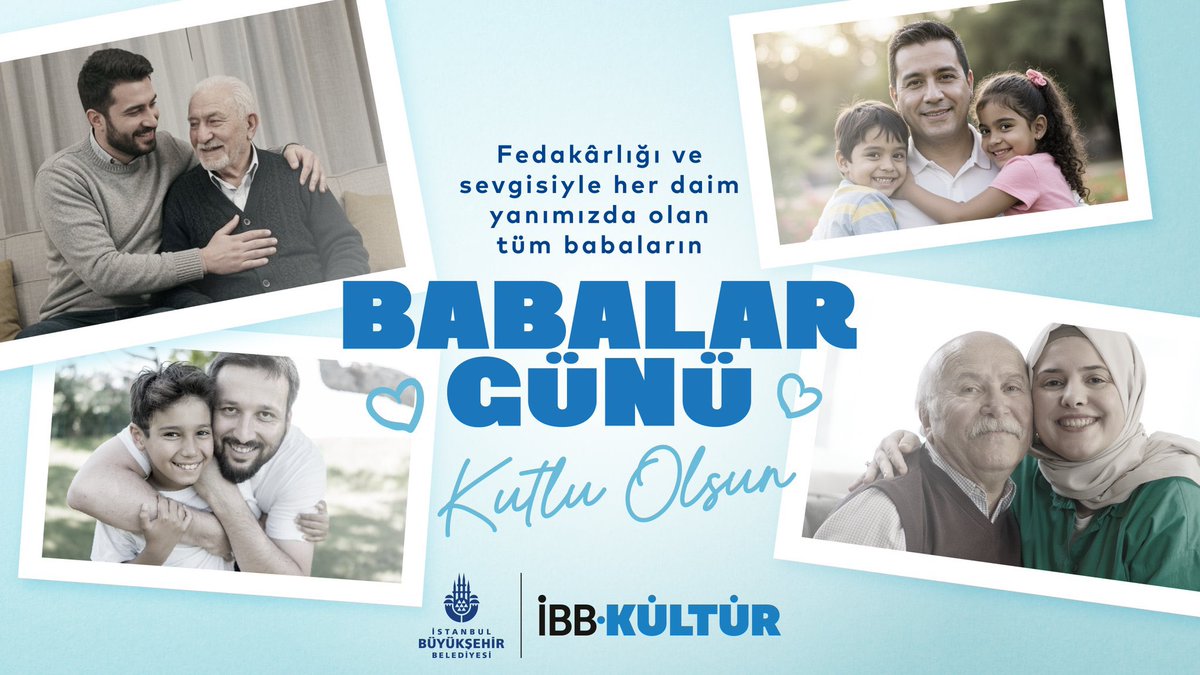Fedakârlığı ve sevgisiyle her daim yanımızda olan tüm babaların Babalar Günü kutlu olsun.