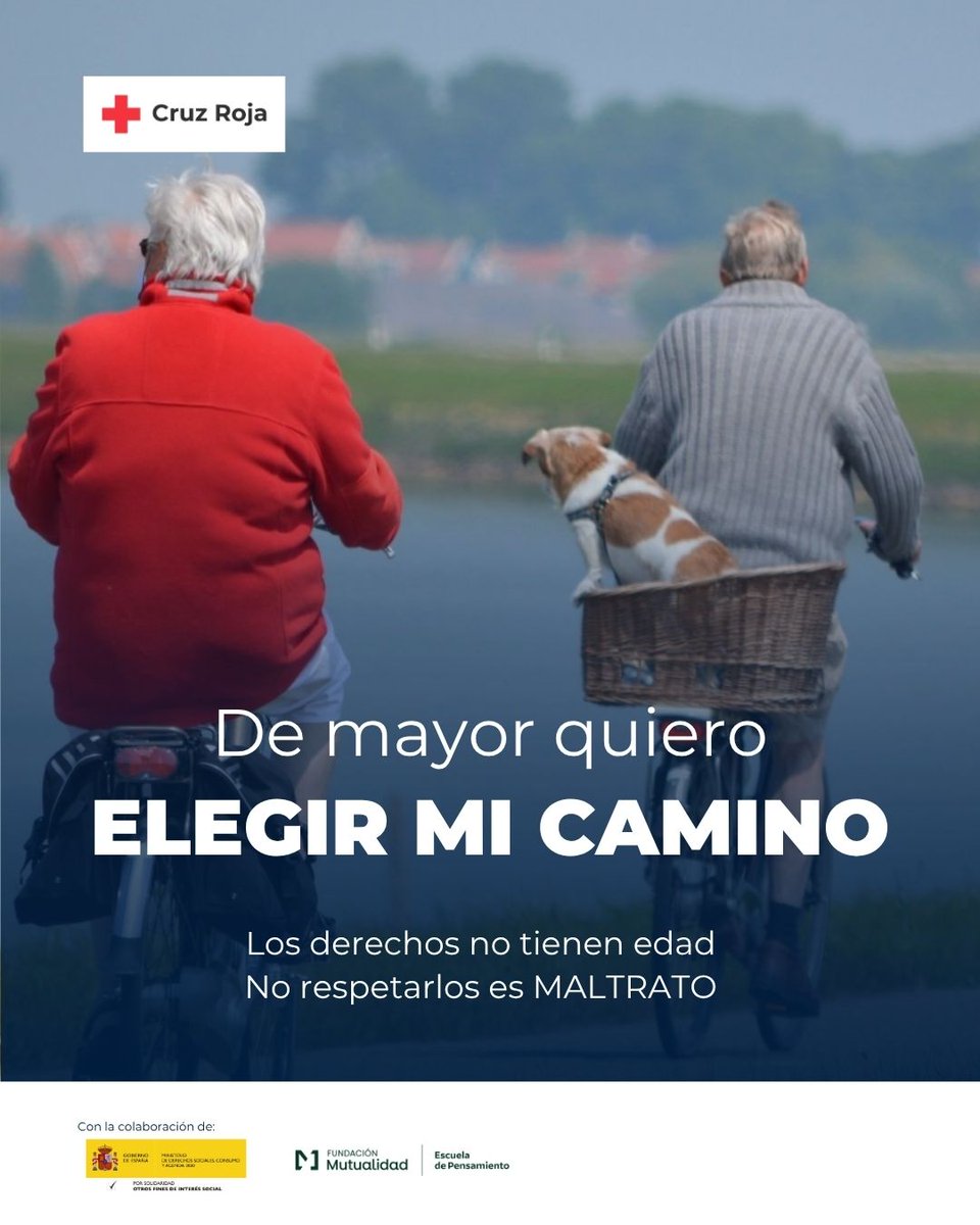 Los derechos no caducan
El maltrato a las personas mayores es una realidad con un coste personal y social. Como sociedad tenemos mucho por hacer.

Día Mundial de la Toma de Conciencia del Abuso y Maltrato en la Vejez 👵👴