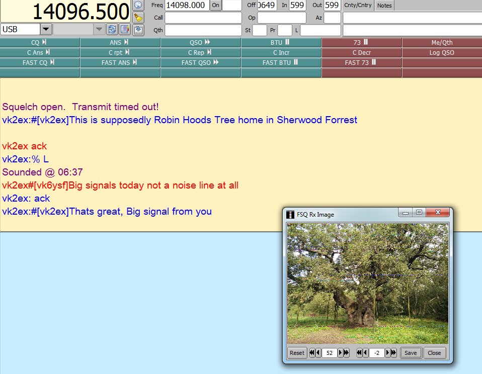 vk6ysf97230's tweet image. Contact made with Paul (VK2EX) Dubbo NSW
15 June 2025 0615 UTC.  

Freq: 14096.5 kHz (Dial)
Mode: FSQ 4.6
TX: 25 Watts
Signal: +24 dB SNR.  Very big signal on the semi-regular digital experiment net. 

vk6ysf.com/fsq_20250506.h…………………………     

#fsq #sstv #20mband