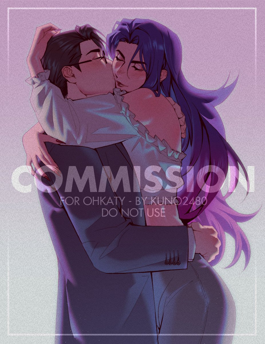 kuno_2480's tweet image. Commission for Katy 🍒👓💕

#VGen #VGenComm