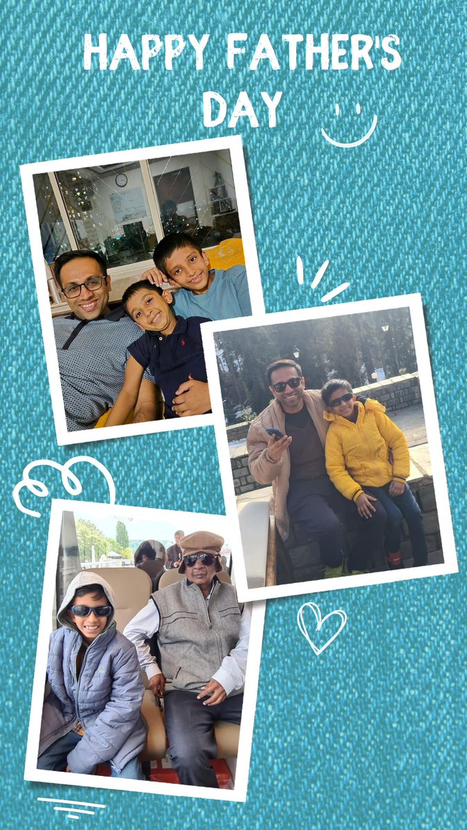 You hold my hand when skies are grey,
And cheer me on in every way.
With quiet strength and heart so wide,
You’re always there, right by my side.

Happy Father’s Day to all the incredible fathers out there!🌟

To all the fathers managing life’s responsibilities like pros—
Thank