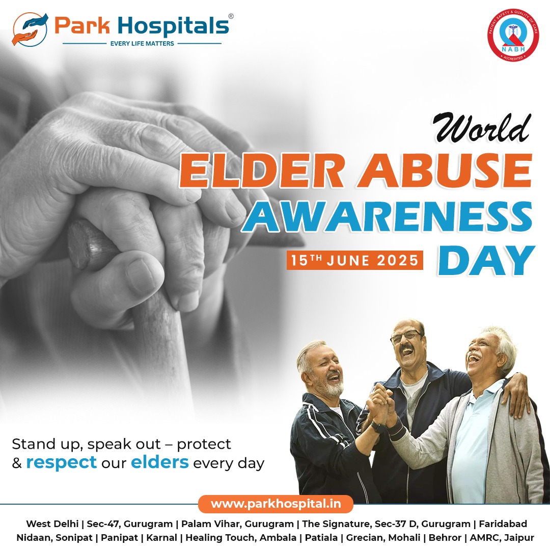 Every elder deserves dignity, respect, and safety.
This World Elder Abuse Awareness Day, let’s commit to protecting their rights and honoring their wisdom.
💜 Raise your voice. Break the silence.
.
.
.

#RespectOurElders #ElderAbuseAwareness #ParkHospitals #EveryLifeMatters