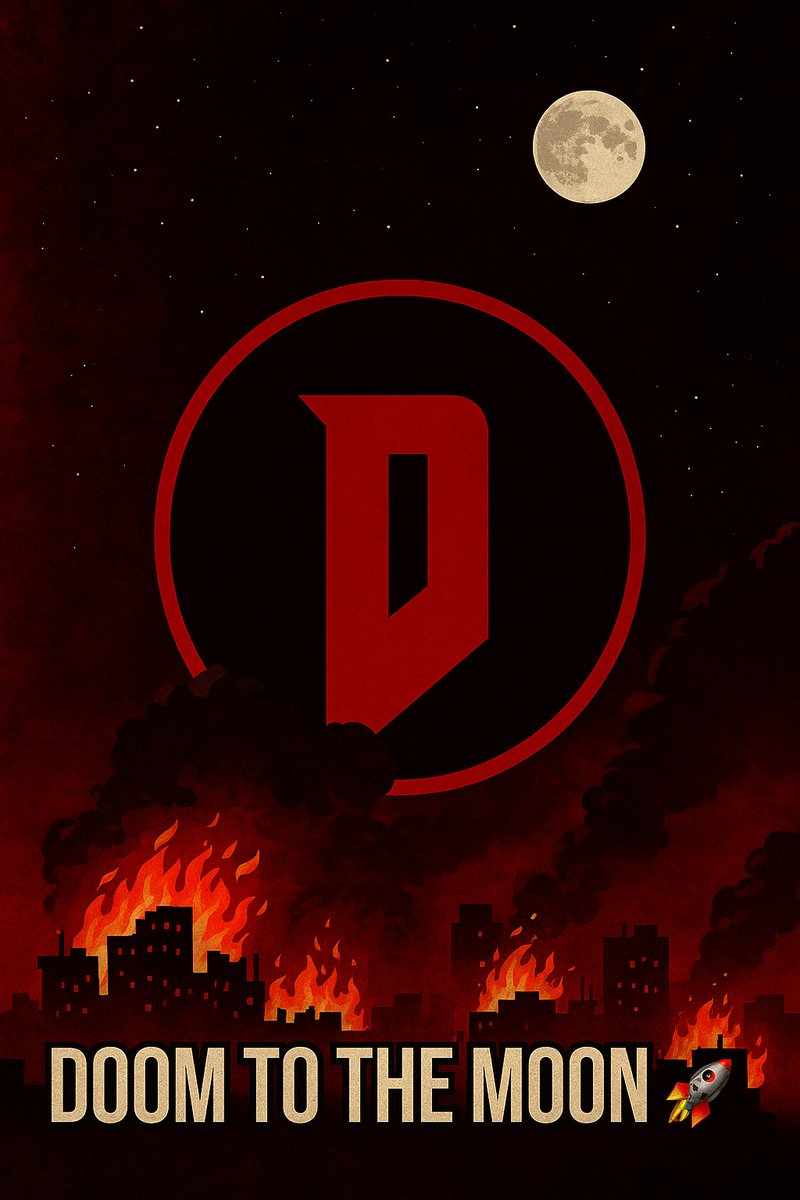 coin_DOOM's tweet photo. 💀🔥 The world burns… but $DOOM rises.
No FUD, no rug — just pure meme chaos and a rocket to the moon. 🌕🚀
Join the cult before it’s too late:
👉https://t.co/ZXLfQqDmrJ
#DOOMCOIN #MemeToken #BSC #Crypto #LFG https://t.co/9m7kKWLN5s