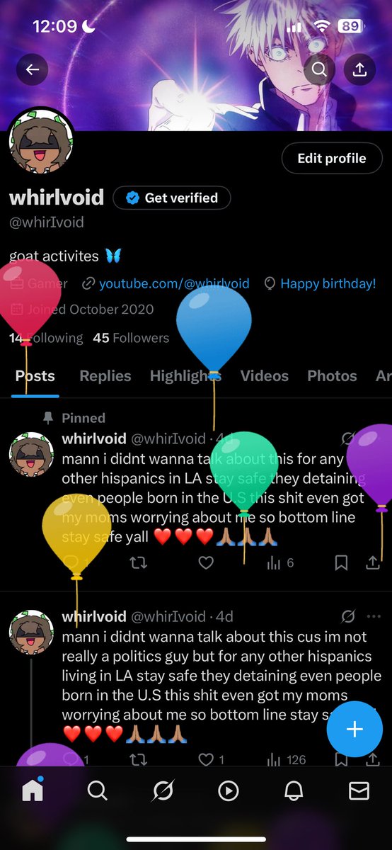 aww howd you know i wanted balloons for my birthday ❤️❤️❤️