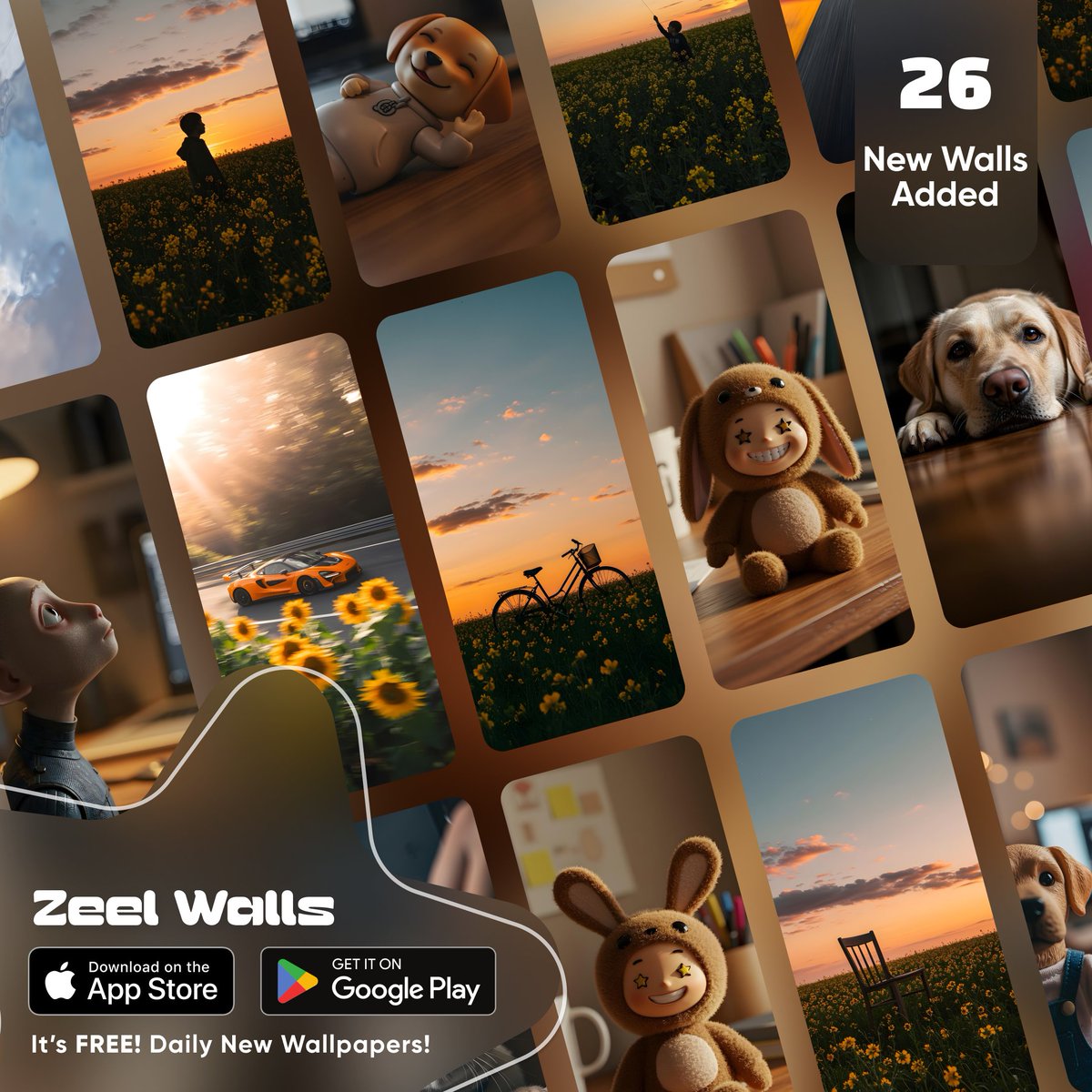 26 New Wallpapers Added to Zeel Walls