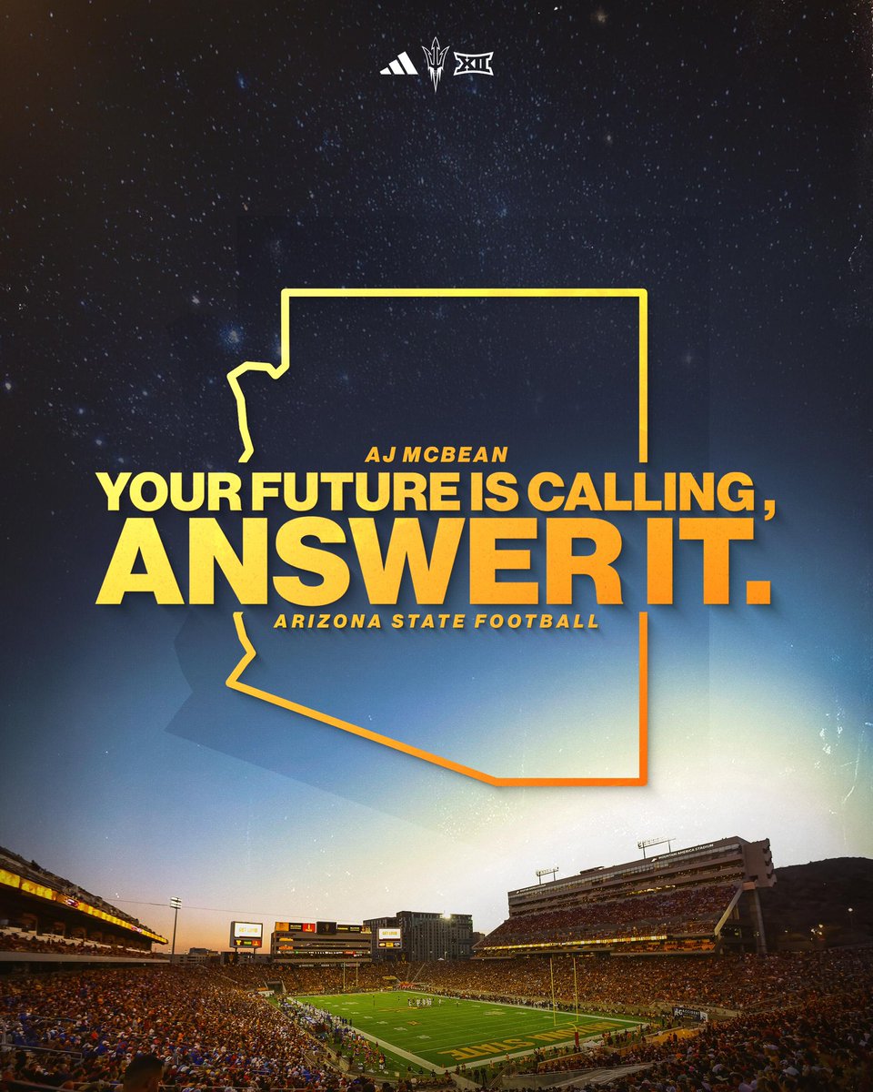 ajmcbean11's tweet image. I appreciate the love from ASU!! 🔱🔱 @aguanos