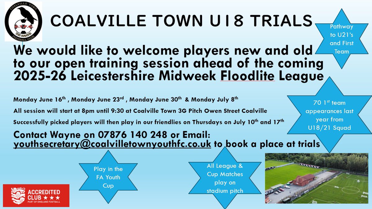 Coalville Town Youth FC (@7sraven) on Twitter photo 