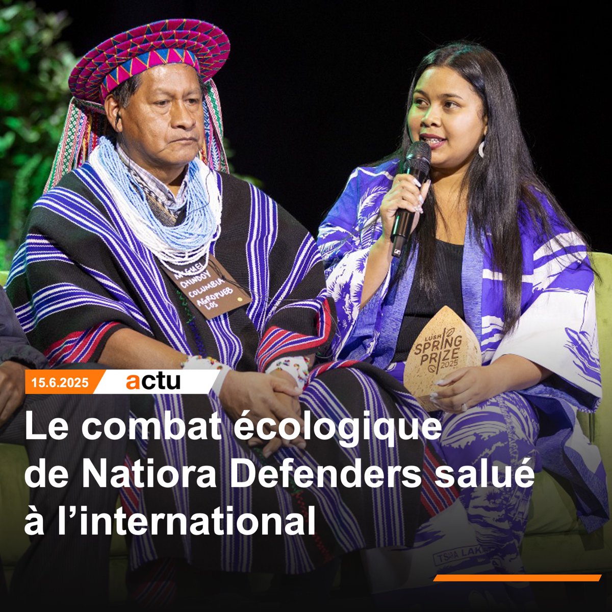 🟢 L’ONG malgache Natiora Defenders a reçu le "Intentional Award" lors de l’édition 2025 du Lush Spring Prize, un prix international qui soutient des initiatives en faveur de la régénération écologique et sociale. En savoir plus : bit.ly/3WRvKbr