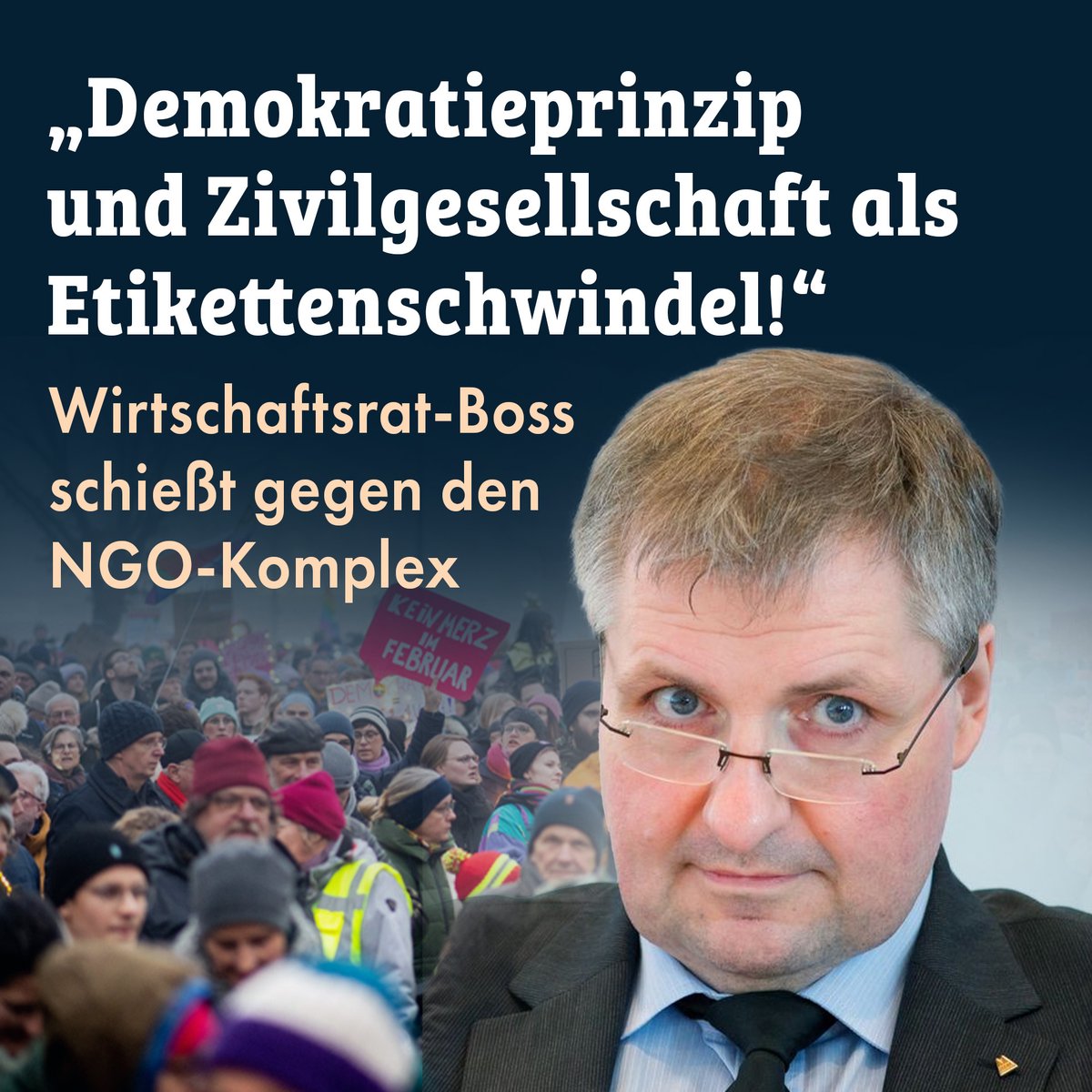 „Es ist besorgniserregend und gefährlich, wenn ein undurchsichtiges Geflecht an steuerfinanzierten NGOs den demokratischen Wettbewerb verzerrt“, kommentiert der Generalsekretär des Wirtschaftsrates, Wolfgang Steiger.

nius.de/wirtschaft/new…