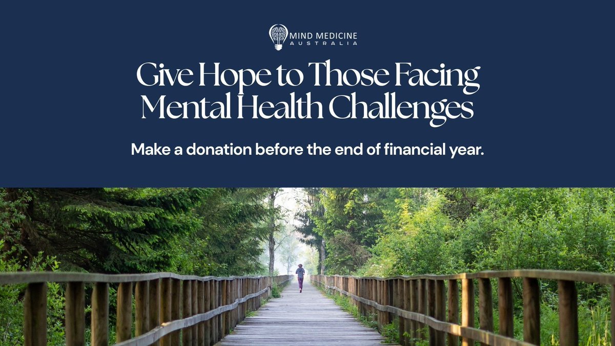 #Psychedelic therapy can be life-changing — but it’s out of reach for many. That’s why we created the Patient Support Fund. Donate before June 30 to support equitable access. 👉 mindmedicineaustralia.org.au/psf #EOFY #charity