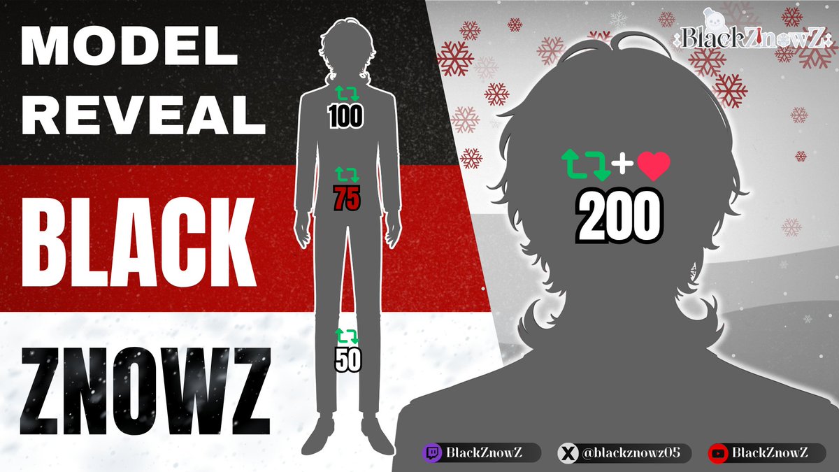 ช่วยพาผมออกจากเงาทีฮะ
BlackZnowZ 1.0 Model Reveal

♡ + ↻ appreciated
Design by Me and <a href="/Qratai1/">Qratai</a> 
Illust <a href="/BLASK_UWU/">BLASK</a>

#modelreveal #vtuber #VtuberTH #vtuberdebut #VTuberUprising