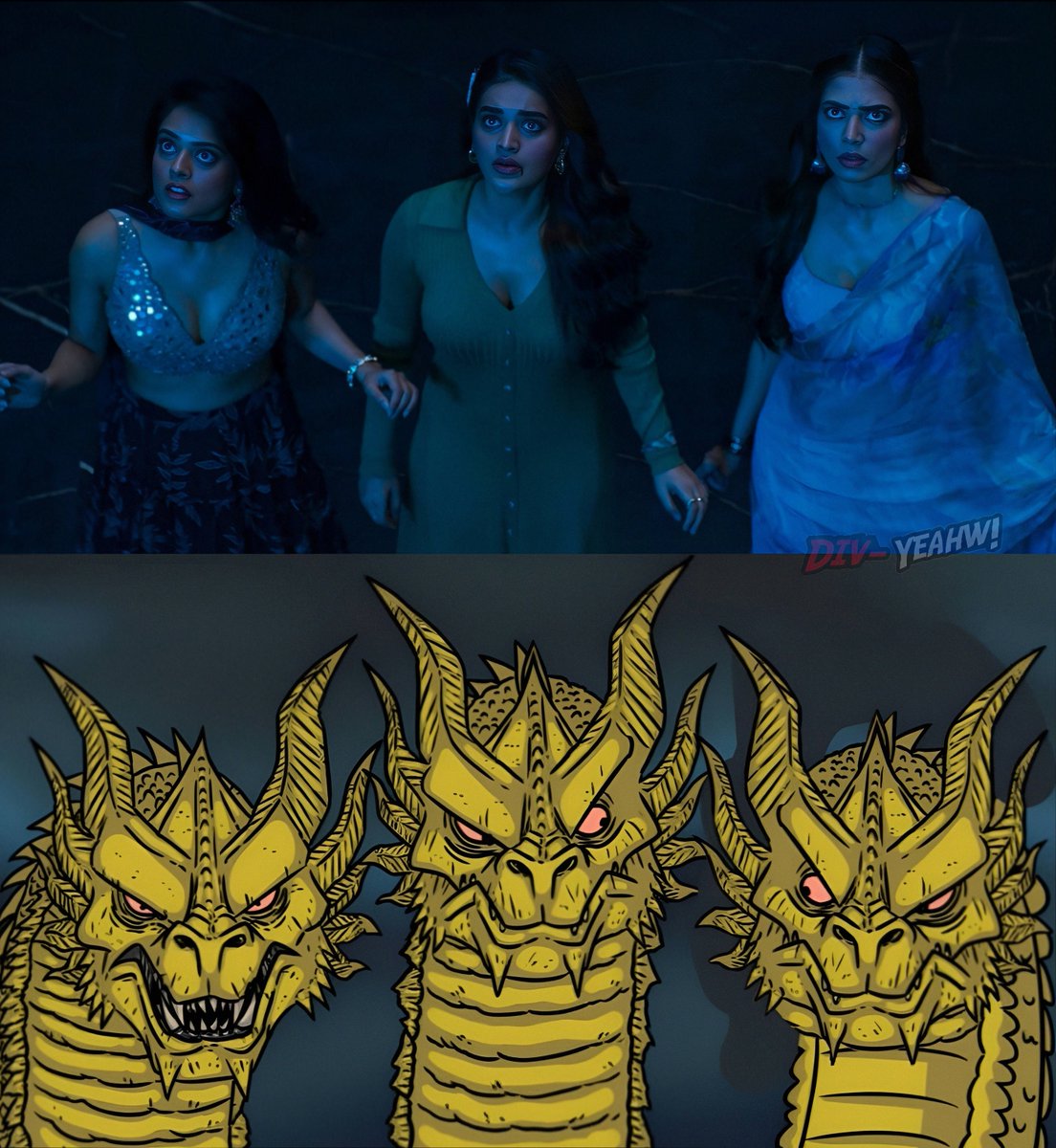 The Dragon has Three Heads
#RajaSaab