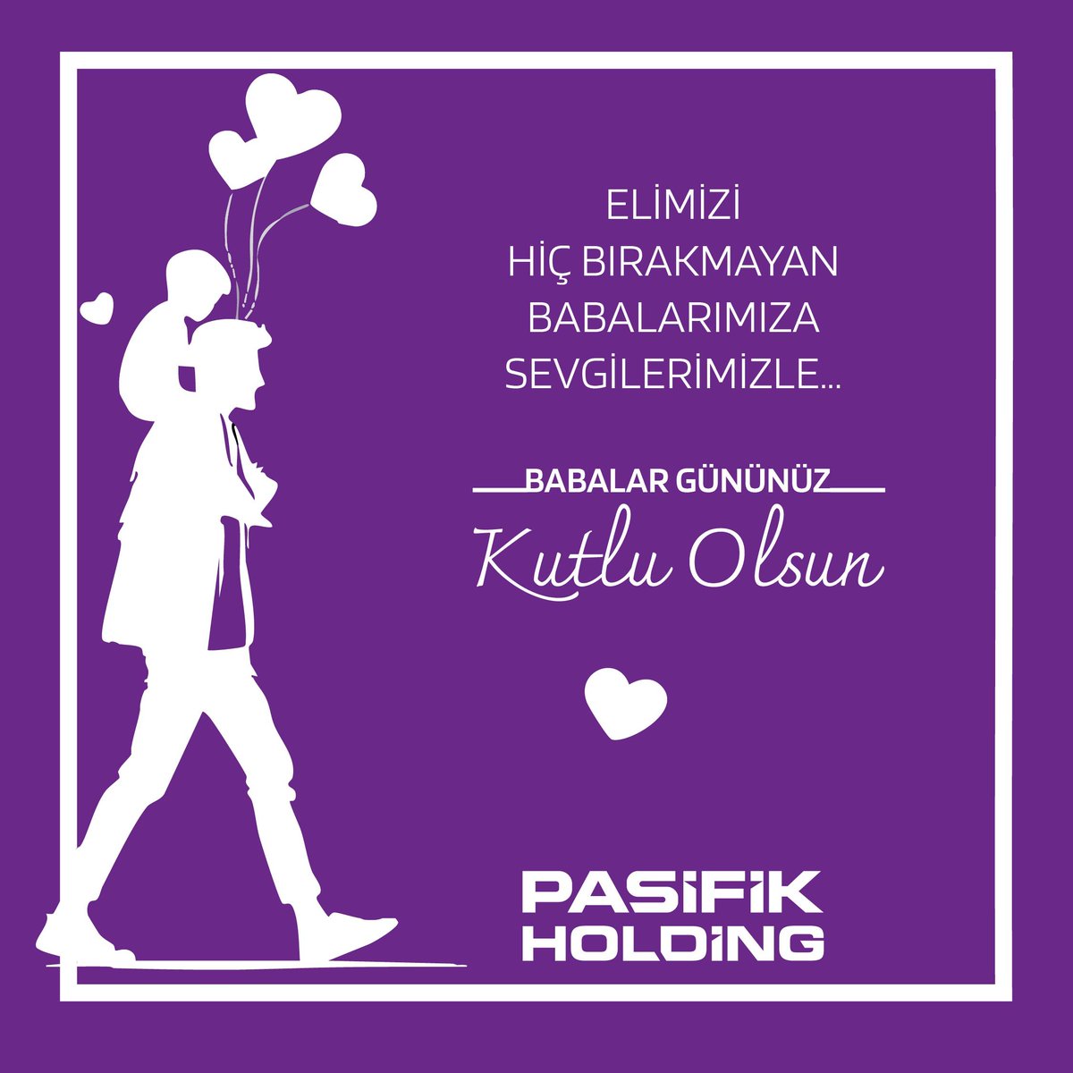 Pasifik Holding (@pasifikholding) on Twitter photo Elimizi hiç bırakmayan babalarımıza…
Hayatın her anında güven veren duruşlarıyla yolumuzu aydınlatan, emeğiyle, sevgisiyle ilham kaynağımız olan tüm babaların Babalar Günü’nü kutluyoruz.
#PasifikHolding #BabalarGünü Elimizi hiç bırakmayan babalarımıza…
Hayatın her anında güven veren duruşlarıyla yolumuzu aydınlatan, emeğiyle, sevgisiyle ilham kaynağımız olan tüm babaların Babalar Günü’nü kutluyoruz.
#PasifikHolding #BabalarGünü