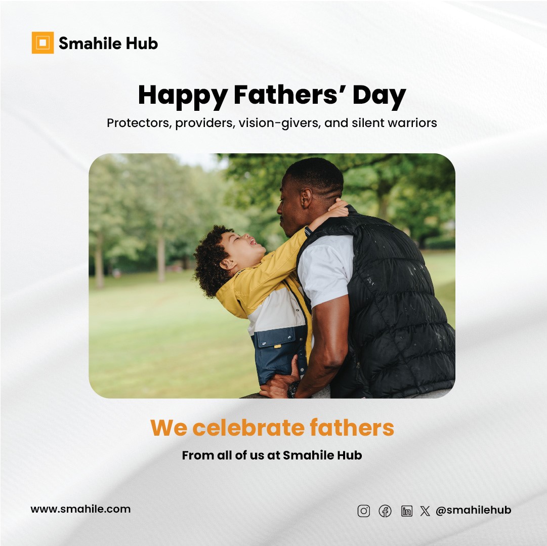 To the fathers building futures behind the scenes,
To the men who protect, provide, guide, and grow

your quiet sacrifices are noticed.
From all of us at Smahile Hub

We see you. We honour you.
𝐇𝐚𝐩𝐩𝐲 𝐅𝐚𝐭𝐡𝐞𝐫’𝐬 𝐃𝐚𝐲.
#HappyFathersDay
#SmahileHub