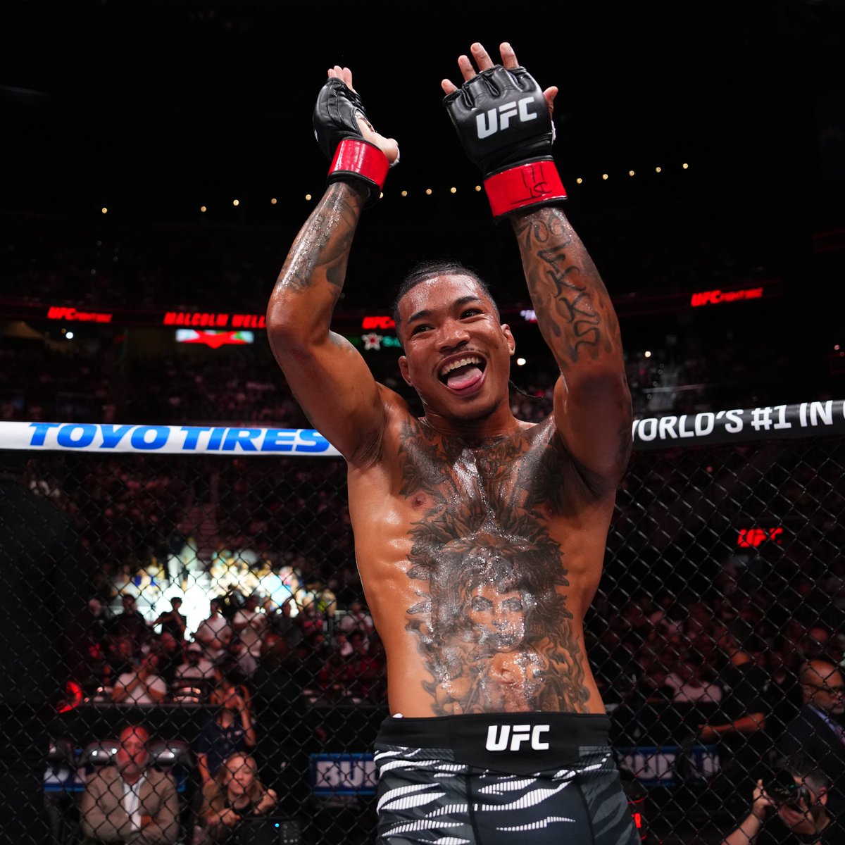 ufc's tweet image. Two UFC fights - Two 1st RD finishes 😤

@WallaTheMachine is a bantamweight you might want to keep your eyes on! #UFCAtlanta