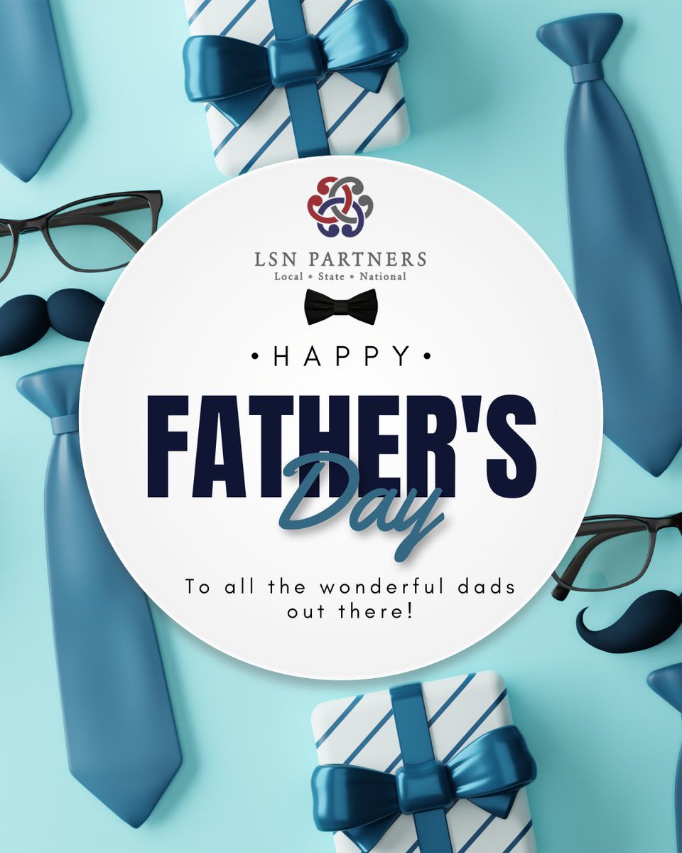 LSNPartnersLLC's tweet image. Happy Father’s Day from all of us at LSN Partners!
To the wonderful dads on our team, clients, and the amazing fathers of our team members, today we celebrate you.
Wishing a joyful day to all the fathers and father figures who lead with love, strength, and purpose. #FathersDay
