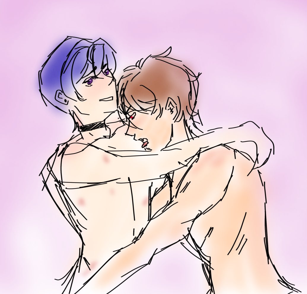 Quick doodle for #MariLukeWeek2025 🗣️🫡 
Day 2 omegaverse prompt! Guess the omega and the alpha lol

#MariLuke