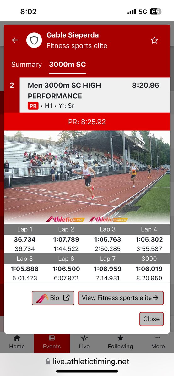 NWIAHawk's tweet photo. Well worth the drive (flight) to Portland Track Fest. PR for Gable and some jingle for his pockets. https://t.co/j01oqUzdSg