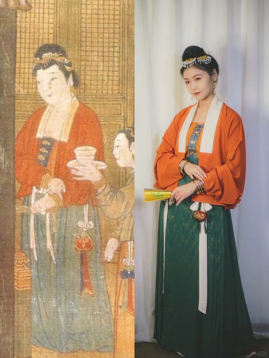 好看！！宝宁寺水陆画那件明初款😘