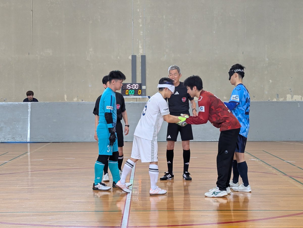 JBFA_b_soccer's tweet photo. #ブラインドサッカー 西日本リーグ in 広島

✅第2試合​キックオフ

大阪ダイバンズ vs ラッキーストライカーズ福岡

#ブラインドサッカー https://t.co/evL8SVA30A
