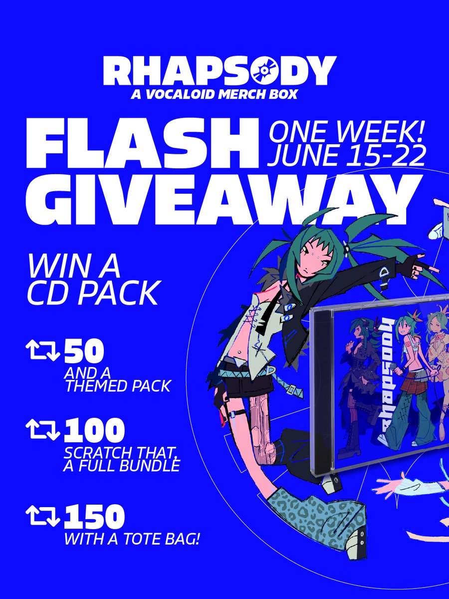 Rhapsody: A Vocaloid Merch Box 🎙️ PRODUCTION tweet media