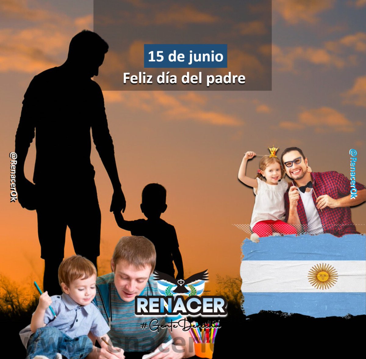 renacerok's tweet photo. Feliz día del Padre! 💙🇦🇷
#DíaDelPadre https://t.co/leL9PDyuAe