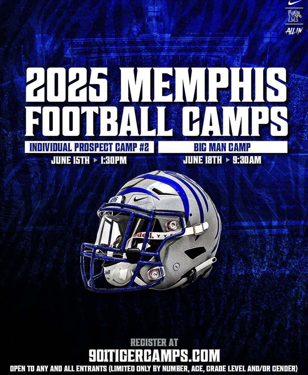 KRUISE “JR” BUNTYN JR (@kruisebuntynjr) on Twitter photo I will be at the individual prospect camp tomorrow 💪🏽
<a href="/CoachLeeMarks/">Lee Marks</a>
<a href="/Football_BCS/">Briarcrest Football</a>
<a href="/fhscoachjones/">Josh Jones</a>
<a href="/HunterKendall44/">Coach Hunt🙏🏿</a>
<a href="/CoachHunt18/">HUNT</a>
<a href="/RobbyDonaldson/">Robby Donaldson</a>
<a href="/MemphisFB/">Memphis Football</a>
<a href="/MaxPreps/">MaxPreps</a>
<a href="/247recruiting/">247Sports Recruiting</a>
<a href="/PrepRedzoneNext/">Prep Redzone 𝙉𝙀𝙓𝙏 🏈</a>
<a href="/TNFutureStars/">TN Future Stars</a> I will be at the individual prospect camp tomorrow 💪🏽
<a href="/CoachLeeMarks/">Lee Marks</a>
<a href="/Football_BCS/">Briarcrest Football</a>
<a href="/fhscoachjones/">Josh Jones</a>
<a href="/HunterKendall44/">Coach Hunt🙏🏿</a>
<a href="/CoachHunt18/">HUNT</a>
<a href="/RobbyDonaldson/">Robby Donaldson</a>
<a href="/MemphisFB/">Memphis Football</a>
<a href="/MaxPreps/">MaxPreps</a>
<a href="/247recruiting/">247Sports Recruiting</a>
<a href="/PrepRedzoneNext/">Prep Redzone 𝙉𝙀𝙓𝙏 🏈</a>
<a href="/TNFutureStars/">TN Future Stars</a>